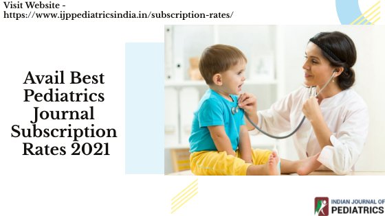 pediatrics journal subscription rates